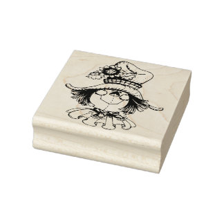 Scarecrow Rubber Stamp