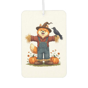 Scarecrow Samoyed Dog Air Freshener