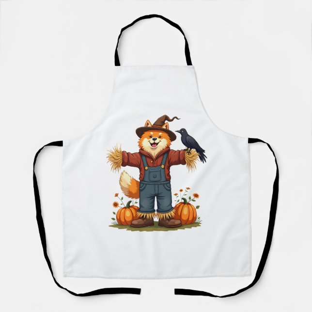 Scarecrow Samoyed Dog Apron (Front)