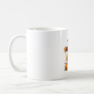 Scarecrow Samoyed Dog Coffee Mug