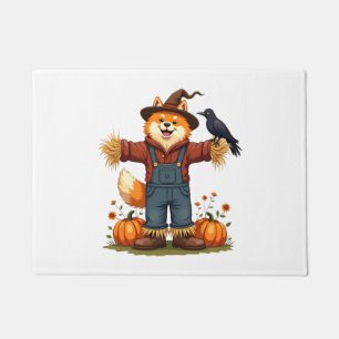 Scarecrow Samoyed Dog Doormat