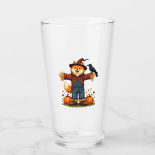 Scarecrow Samoyed Dog Glass