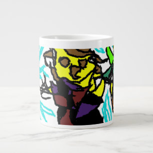 Scarecrow  style large coffee mug