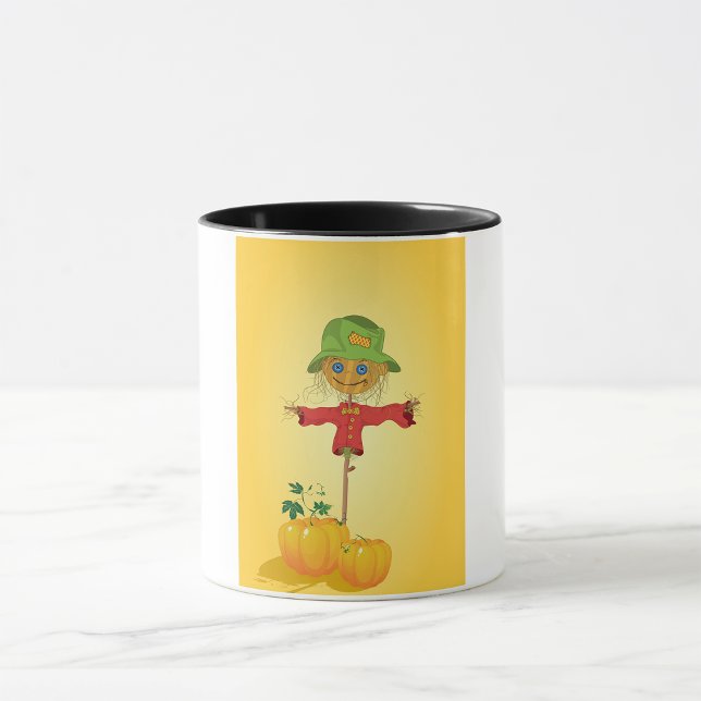 Scarecrow With Pumpkins Mug (Creator Uploaded)