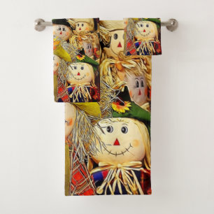 Scarecrows Bath Towel Set