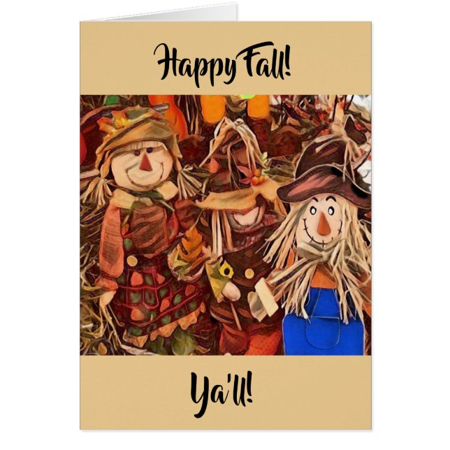 SCARECROWS - GREETING CARD (Front)