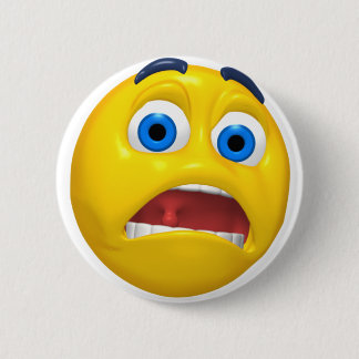 scared 2 inch round button