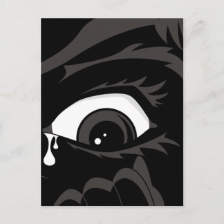 Scared Boy Postcard