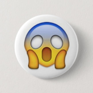 Scared Emoji 2 Inch Round Button