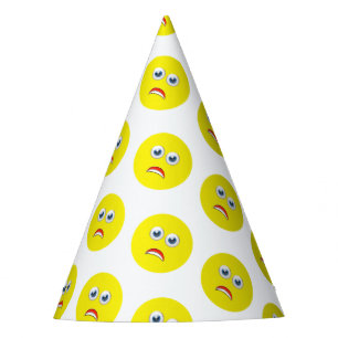 Scared Emoji Party Hat