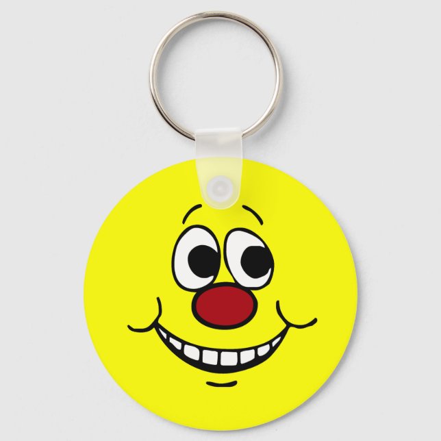 Scared Face Grumpey Keychain (Front)