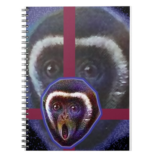 Scared monkey notebook (Front)