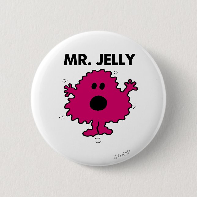 Scared & Nervous Mr. Jelly 2 Inch Round Button (Front)