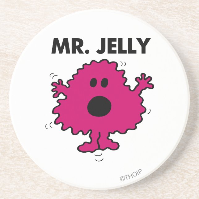 Scared & Nervous Mr. Jelly Coaster (Front)