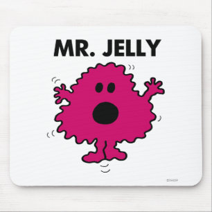 Scared & Nervous Mr. Jelly Mouse Pad