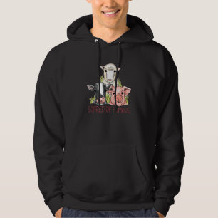 Scared Of Humans Vegetable Vegetarian Plant  Vegan Hoodie
