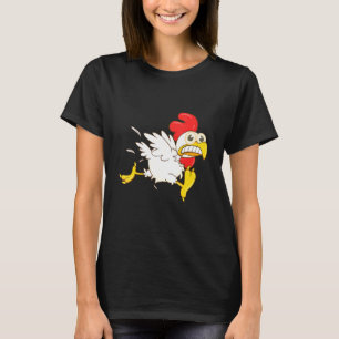 Scared Running Chicken T-Shirt