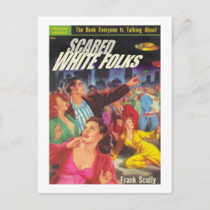 Scared White Folks Postcard
