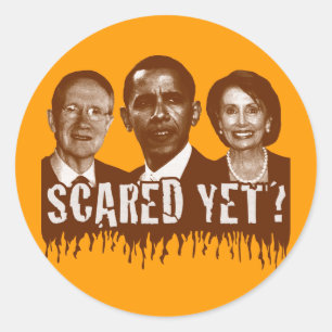 Scared Yet? Classic Round Sticker