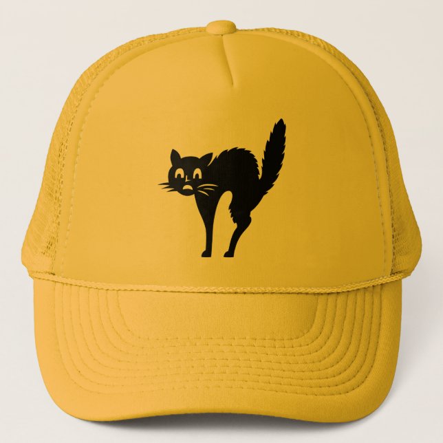 Scaredy Cat Halloween Cap (Front)