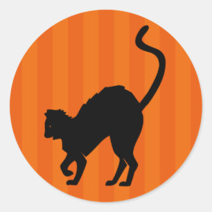 Scaredy Cat Halloween Sticker