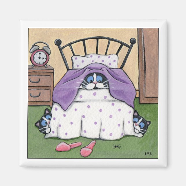 Scaredy Cats - Cat Magnet (Front)