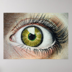 Scaredy Eye Poster