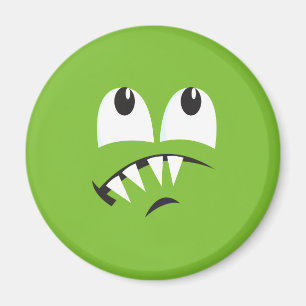 SCAREDY MONSTER FACE COSTUME MAGNET