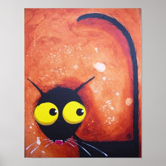Scaredy Stressie Cat Poster (Front)