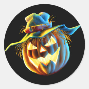 ScareJack O Lantern Scarecrow Sticker