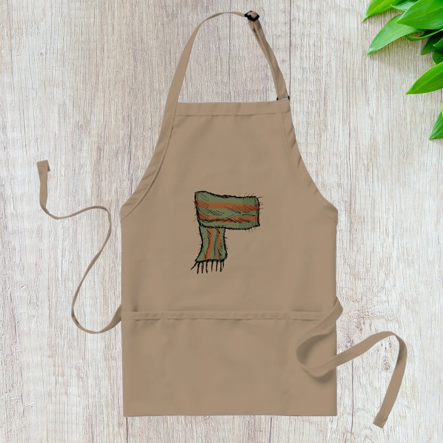 Scarf Sketch Fashion Apron (Creator Uploaded)
