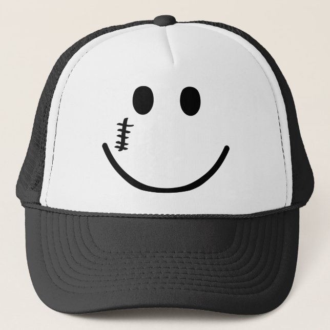 Scarface smile trucker hat (Front)