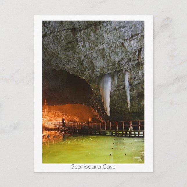 Scarisoara Cave Postcard (Front)