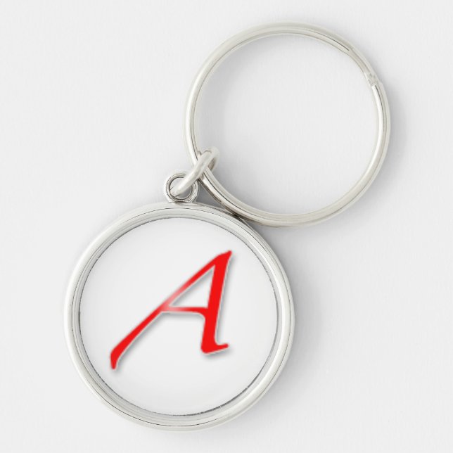 "Scarlet A" Keychain (Front)