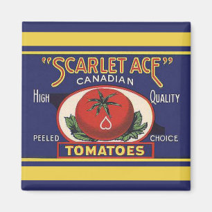 Scarlet Ace Tomatoes Magnet