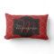 Scarlet and Grey Quatrefoil Design with Monogram