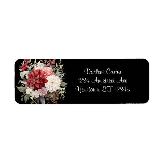 Scarlet and White Bouquet  (Front)