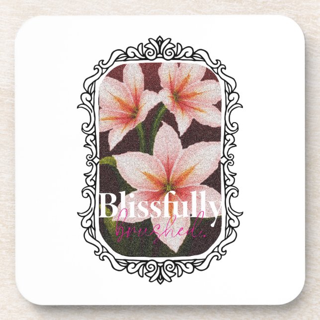 Scarlet Blossom Coaster (Front)