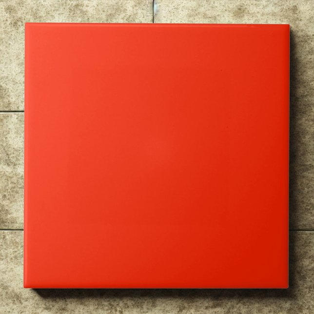 Scarlet #ff2400 Passionate Accent Tile (Creator Uploaded)