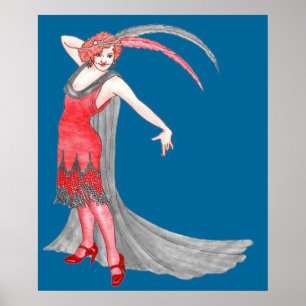 Scarlet Flapper Poster