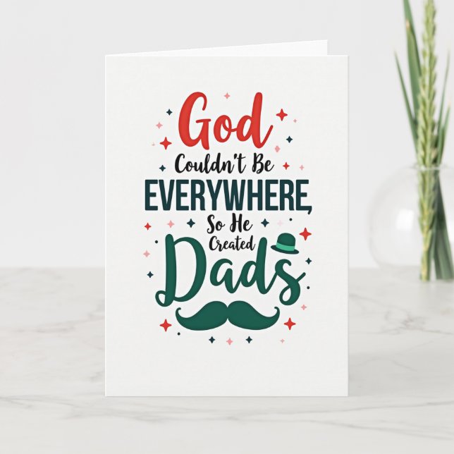 Scarlet God Dads Card (Front)