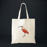 Scarlet Ibis Bird Tote Bag<br><div class="desc">Scarlet Ibis Bird Tote Bag original design by Nisha Prabhu. Elevate your style and showcase your love for nature with our stunning Scarlet Ibis Bird Tote Bag! This beautifully designed tote features a captivating illustration of the vibrant scarlet ibis, making it the perfect accessory for bird lovers and nature enthusiasts...</div>