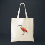 Scarlet Ibis Bird Tote Bag<br><div class="desc">Scarlet Ibis Bird Tote Bag original design by Nisha Prabhu. Elevate your style and showcase your love for nature with our stunning Scarlet Ibis Bird Tote Bag! This beautifully designed tote features a captivating illustration of the vibrant scarlet ibis, making it the perfect accessory for bird lovers and nature enthusiasts...</div>