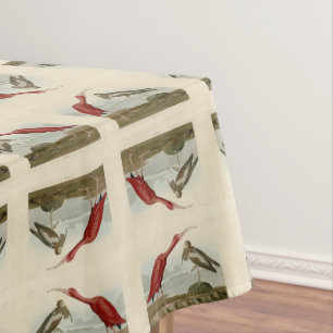 Scarlet Ibis - from Audubon's Birds of America Tablecloth