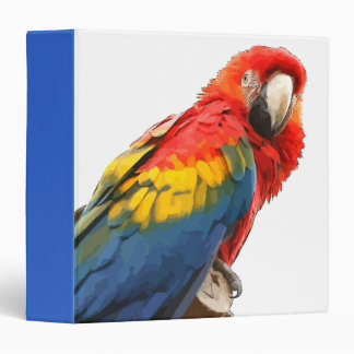 Scarlet Macaw Avery Binder