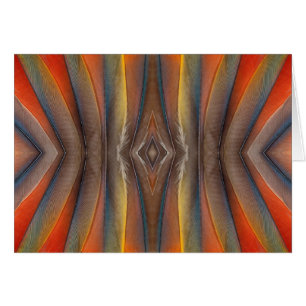 Scarlet Macaw feather design