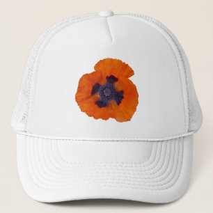 Scarlet Orange Poppy 1 Trucker Hat