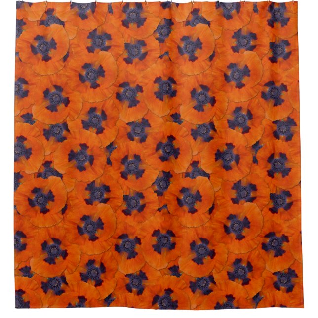 Scarlet Orange Poppy Seamless Pattern (Front)