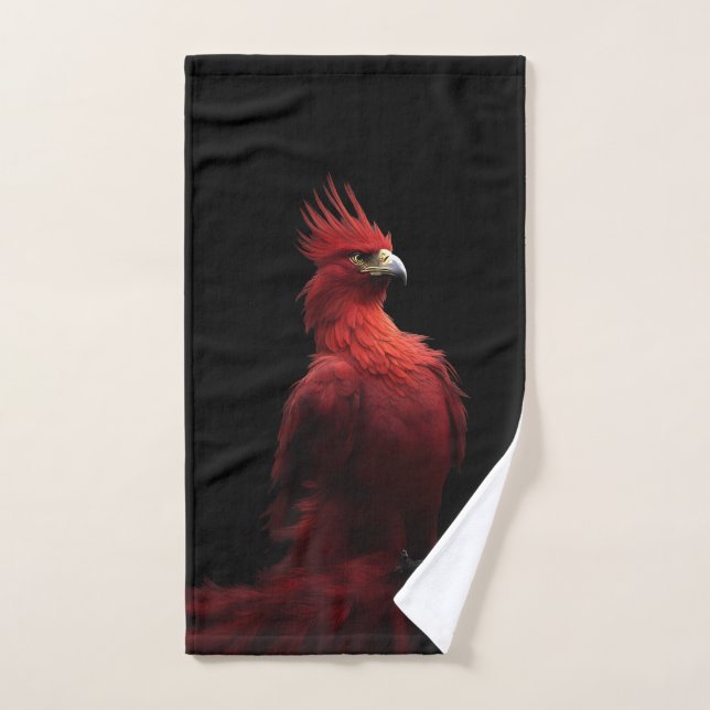 Scarlet Phoenix Est Fière (Serviette à main)