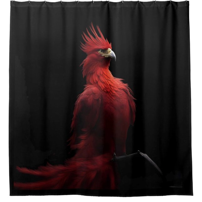 Scarlet Phoenix Sits Proudly (Front)